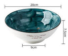 Nordic Underglaze Star Ceramic Household Creative Dishes Set