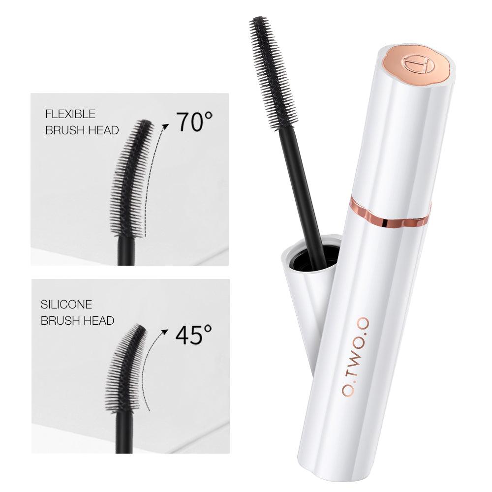 O.TWO.O Super Lashes Mascara Waterproof Silk Fiber Mascara Black Long Curling Eyelash Extensions Sexy Eyes Makeup Cosmetics