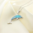 Ocean Dolphin Pendant Copper Necklace