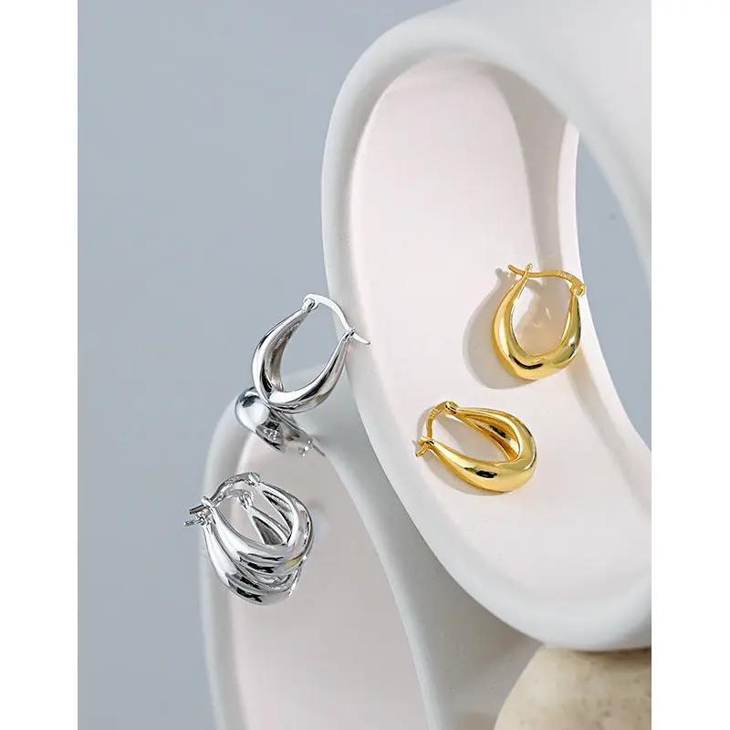 Personalized S925 Sterling Silver for Women Silver Earrings