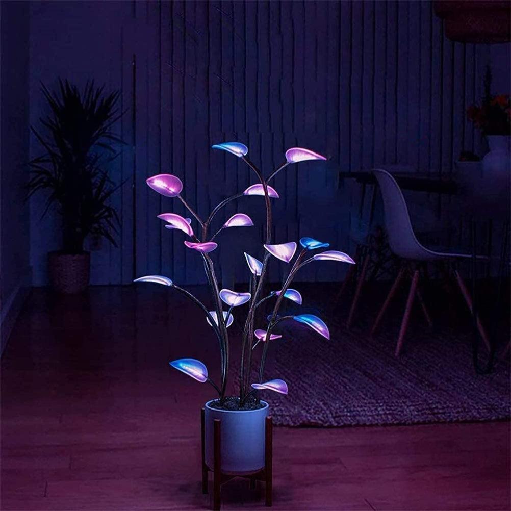 Plant Lamp LED Night Lights Artificial Bonsai Houseplant