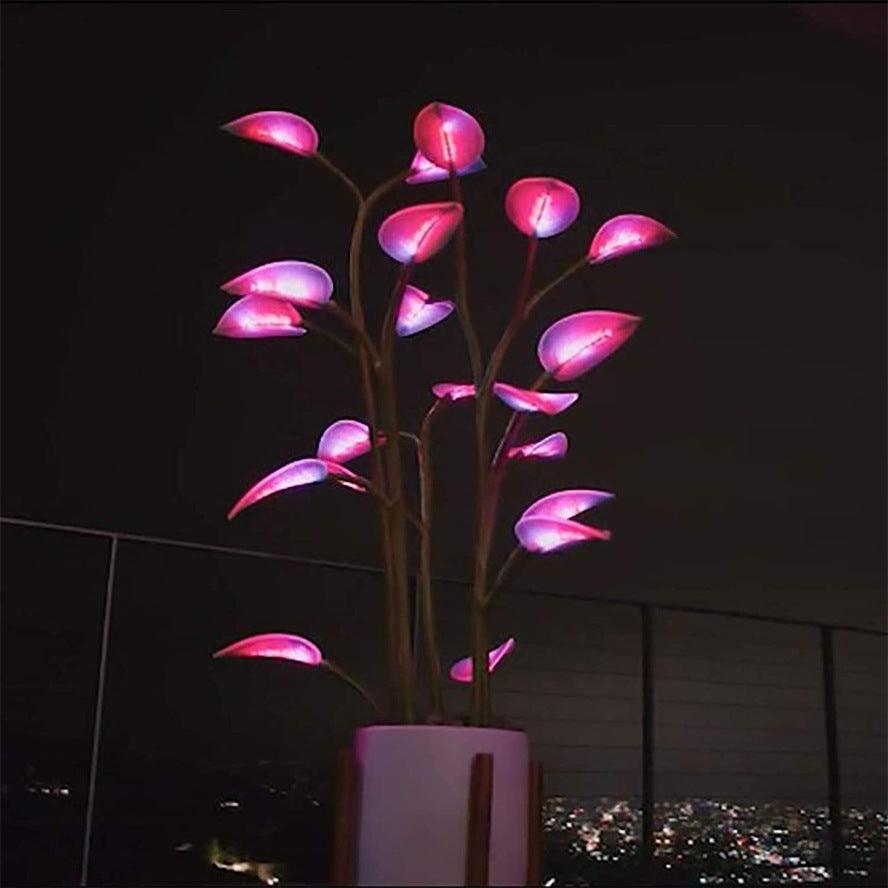 Plant Lamp LED Night Lights Artificial Bonsai Houseplant