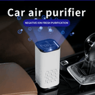 "Portable Car Air Purifier: Negative Ion Generator, Removes Formaldehyde, Dust, and Smoke. Freshens Air."