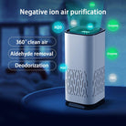 "Portable Car Air Purifier: Negative Ion Generator, Removes Formaldehyde, Dust, and Smoke. Freshens Air."