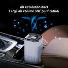 "Portable Car Air Purifier: Negative Ion Generator, Removes Formaldehyde, Dust, and Smoke. Freshens Air."