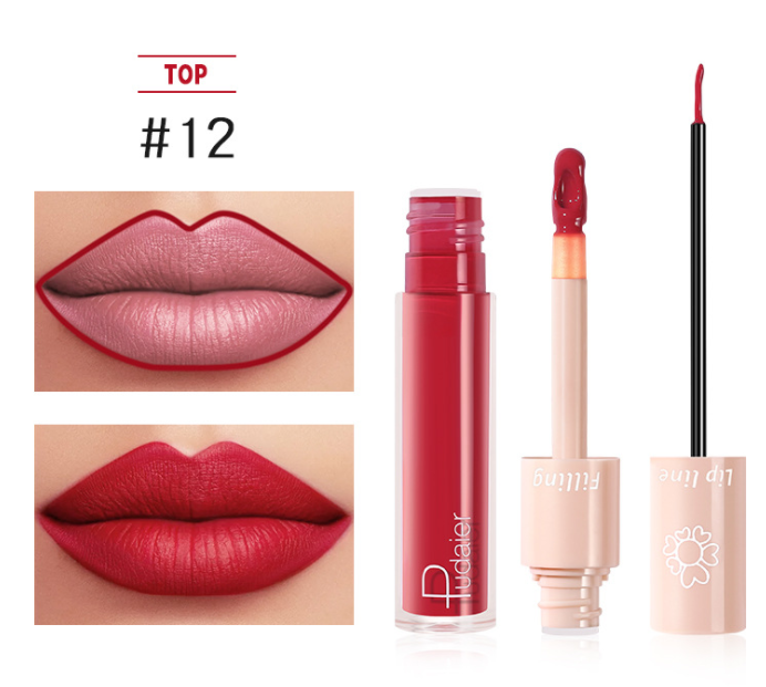 Pudaier Dual Lipstick Lip Gloss Liquid Lipstick