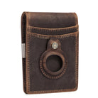 RFID Coin Clip Layer Leather Card Holder For Men