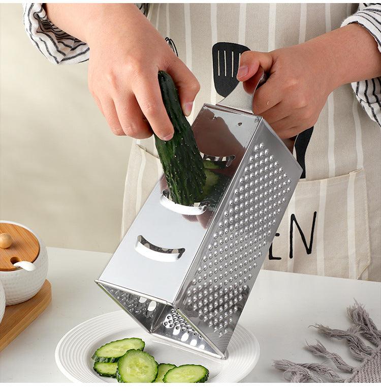 "Rainbow Vegetable Cutter, Potato Slicer, Fruit Grater - Kitchen Multitool."