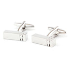 Rectangular Glossy Men And Women Metal Cufflinks