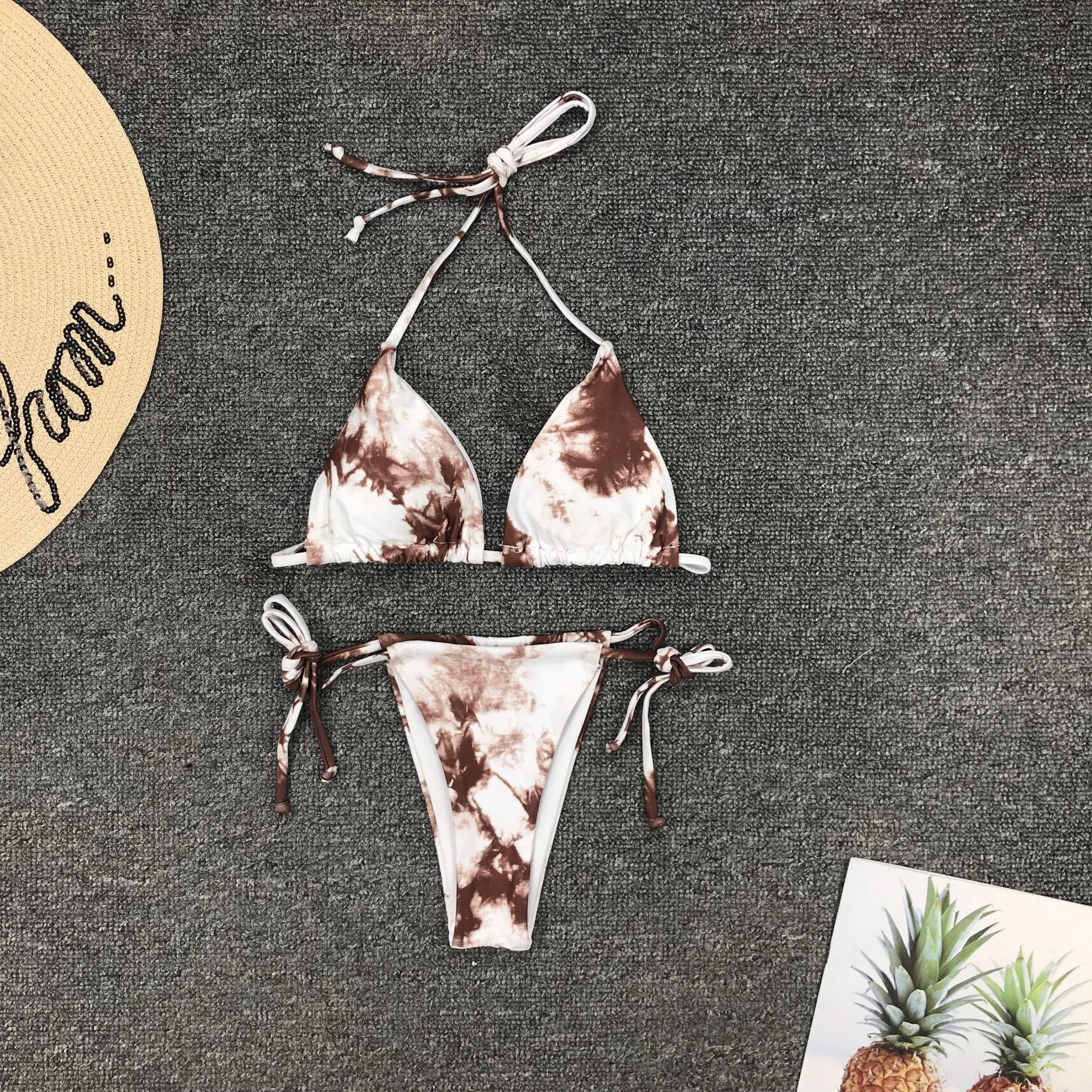 Rendering printed sexy bikini