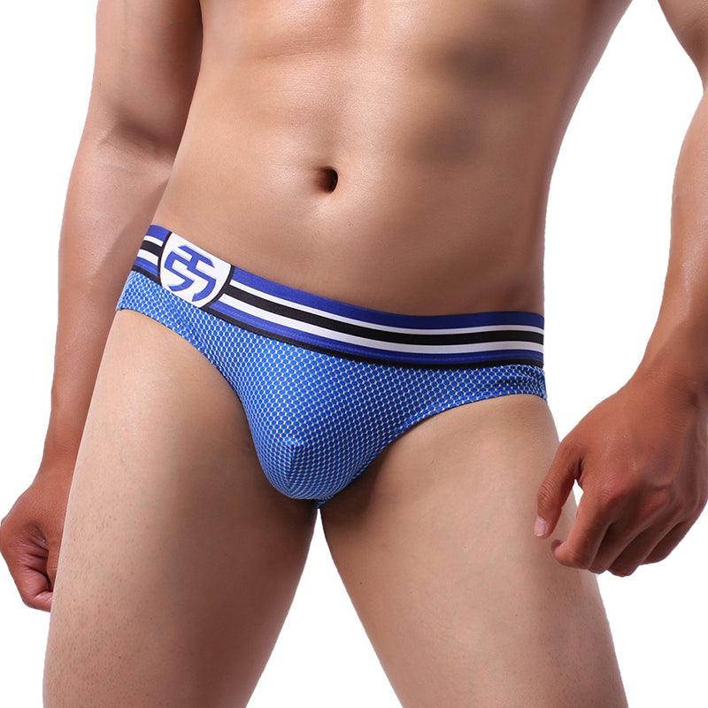 Revamp your style with our Men's Sexy T-Shaped Underwear, crafted from a blend of spandex/lycra and nylon for a fashionable edge.