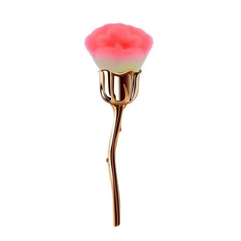 Rose Face Powder Makeup Brush