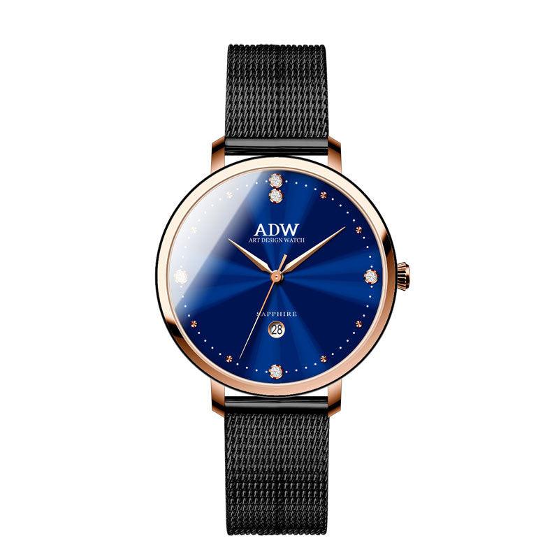 Rose Gold Simple Quartz Women's Watch