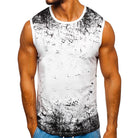 Running camouflage casual sleeveless T-shirt