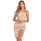 Sequin Cocktail Dresses: Tiered Gatsby Party Gown