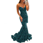 Sequin Evening Dresses For Women Formal Sexy Long Prom Party Gowns