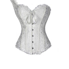 Sexy Women Lace Push Up Corset Bustier Plus Size Women Waist Cincher Fashion Corset Black Overbust Corsets Slimming Clothing