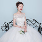 Shoulder-Bearing Wedding Dress by Qidi