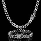 Single Row Zircon Cuban Chain Men And Women Simple Fashion Jewelry