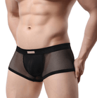 Sleek and breathable, our Men's Mesh Boxers offer allure.