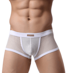 Sleek and breathable, our Men's Mesh Boxers offer allure.