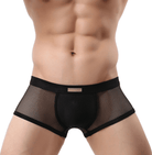 Sleek and breathable, our Men's Mesh Boxers offer allure.