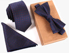 Slim Necktie & Bow Tie Three-Piece Set for Men