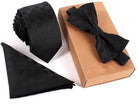 Slim Necktie & Bow Tie Three-Piece Set for Men