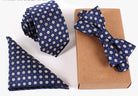 Slim Necktie & Bow Tie Three-Piece Set for Men