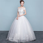 Slim and Elegant Wedding Dress with Bridal Sleeves