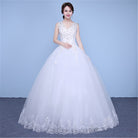 Slim and Elegant Wedding Dress with Bridal Sleeves