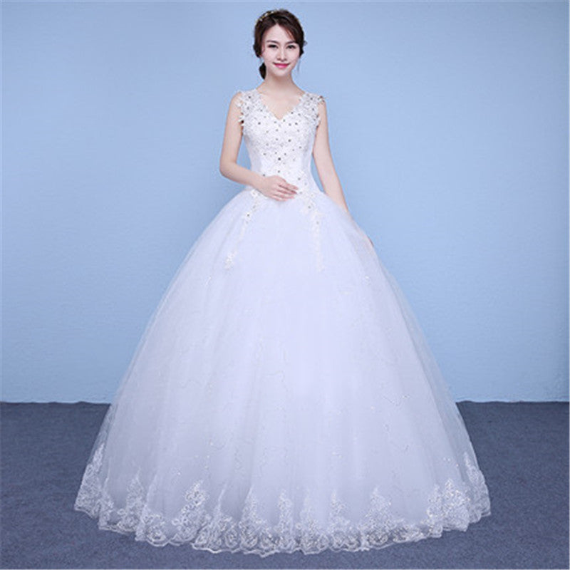 Slim and Elegant Wedding Dress with Bridal Sleeves