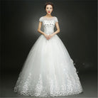 Slim and Elegant Wedding Dress with Bridal Sleeves