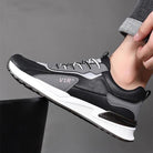 "Soft Sole Lace-up Sneakers: Casual Men's Shoes, Versatile Running Sports Shoes."