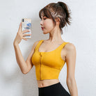 Sports Bra Women Yoga Tank Crop Top Fitness Push Up Sports Bras Shockproof Shirt Girls Running Athletic