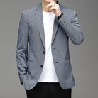 Spring New Suit Men"S Korean Plaid Non Iron Casual Small Suit Coat Fashion Men"S Wholesale