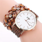 Stainless steel shell quartz watches Women luxury brand velvet drill band watch Ladies high quality fashion clock