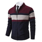 "Stand Collar Casual Sweater Coat for Men."