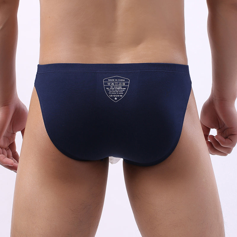 "Stay fresh all day with our Men's Antibacterial Cotton Briefs, crafted for comfort and cleanliness."