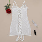 Steel Ring Mesh Camisole See-through Backless Body-shaping Corsets