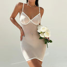 Steel Ring Mesh Camisole See-through Backless Body-shaping Corsets