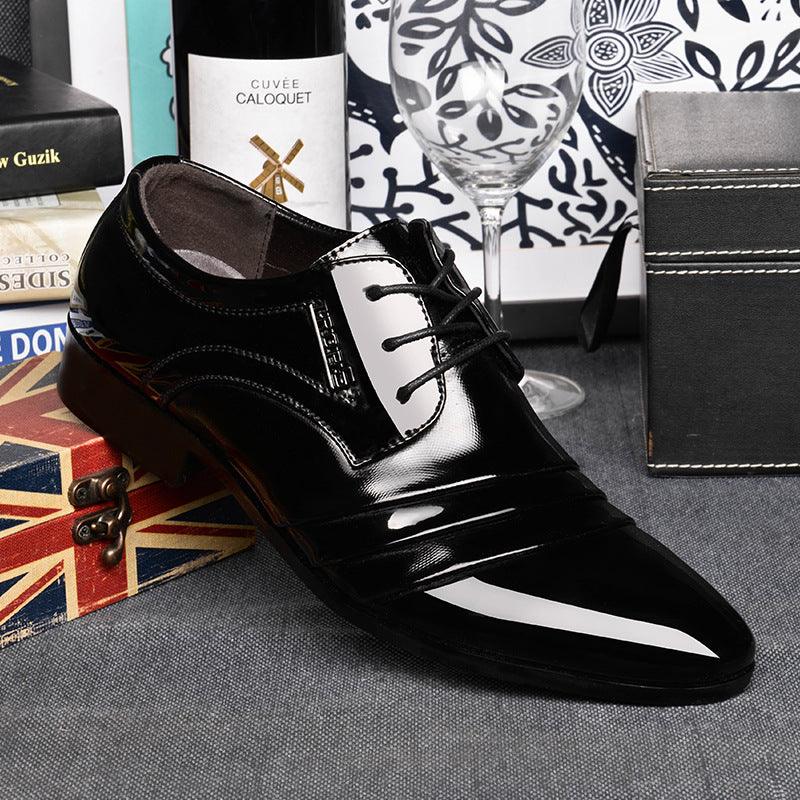 Stride with Style: Business Casual Leather Shoes for Men.