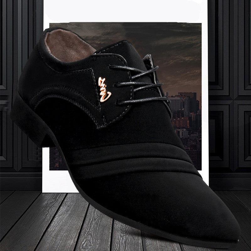 Stride with Style: Business Casual Leather Shoes for Men.