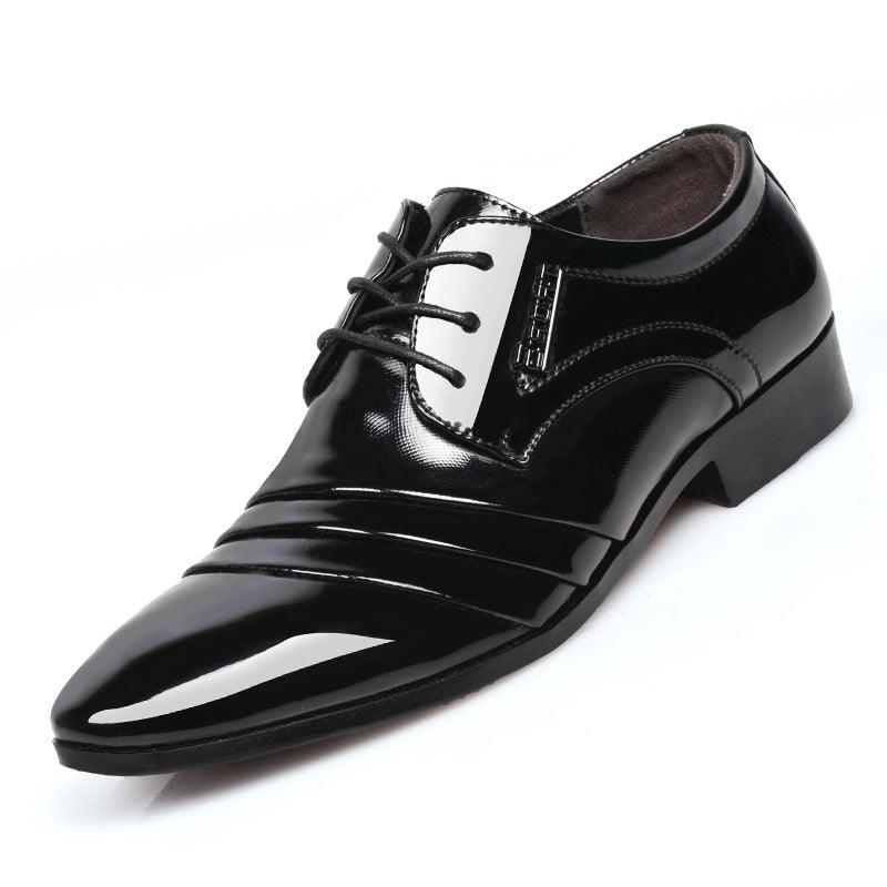 Stride with Style: Business Casual Leather Shoes for Men.