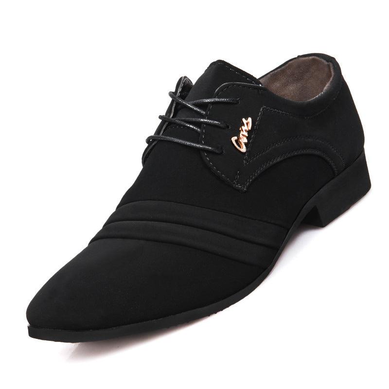 Stride with Style: Business Casual Leather Shoes for Men.