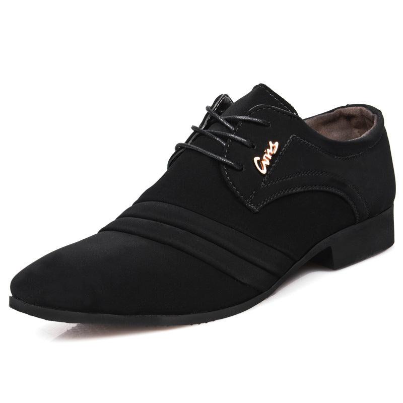 Stride with Style: Business Casual Leather Shoes for Men.