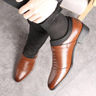 Stylish formal leather shoes for men, perfect for business attire.