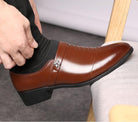 Stylish formal leather shoes for men, perfect for business attire.