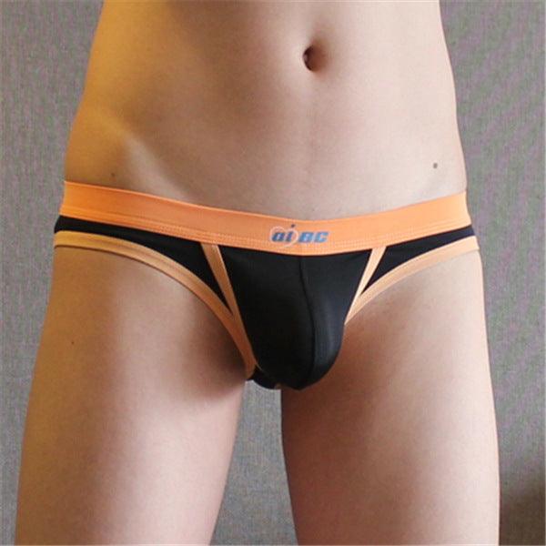 Summer Men's Underwear Triangle Encryption Ice Silk Youth Breathable Low Waist