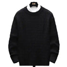 Sweater: Men's Loose Winter Crew Neck Sweater, New Outerwear Knitwear